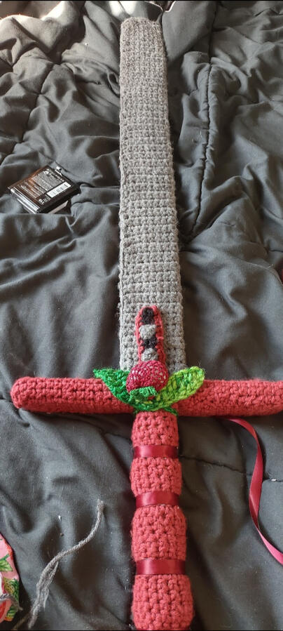 Crochet sword